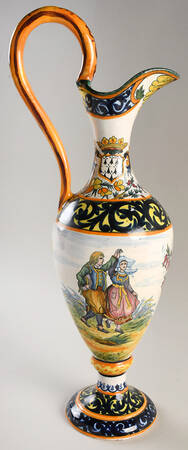 HR or Henriot Backstamp Giftware 14" Ewer