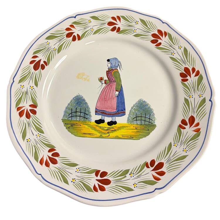HR or Henriot Backstamp Giftware Large Dinner Plate