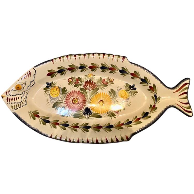 HR or Henriot Backstamp Giftware 24" Fish Platter