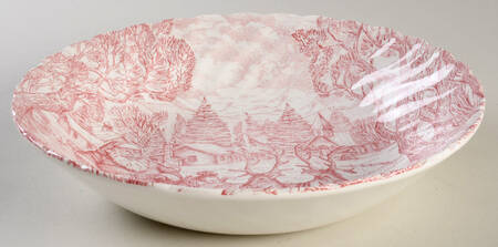 Santa Red 9" Individual Pasta Bowl