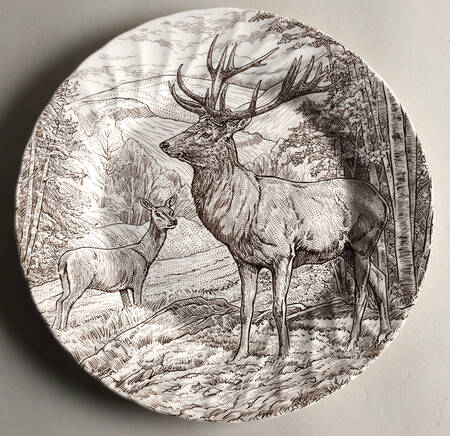 Harvest Homestead Stag Dinner Plate