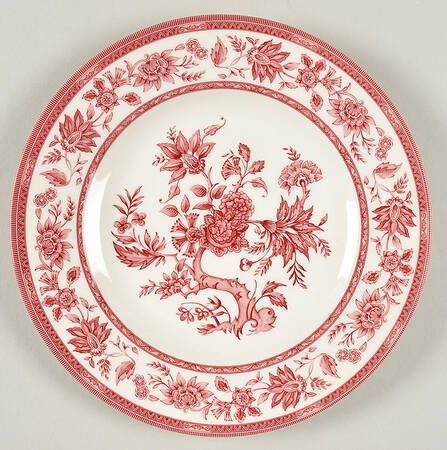 Indian Tree Red Salad Plate