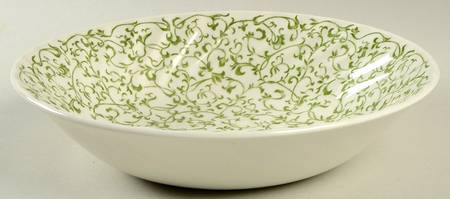 Linen Fleury 9" Round Vegetable Bowl