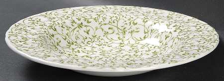 Linen Fleury Rim Soup Bowl