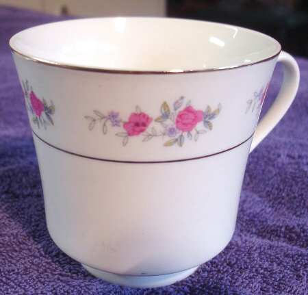 China Rose Footed Cup