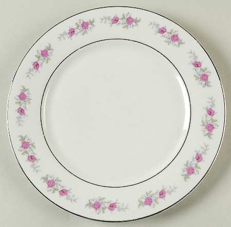 China Rose Salad Plate