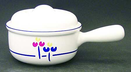 Tulips Individual Casserole & Lid