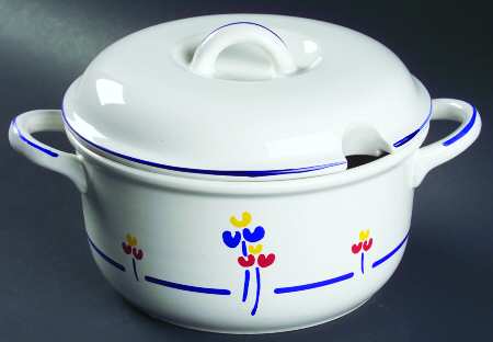 Tulips Tureen &  Lid