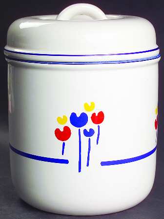 Tulips Cookie Jar & Lid