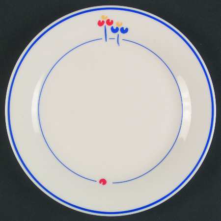 Tulips Salad Plate
