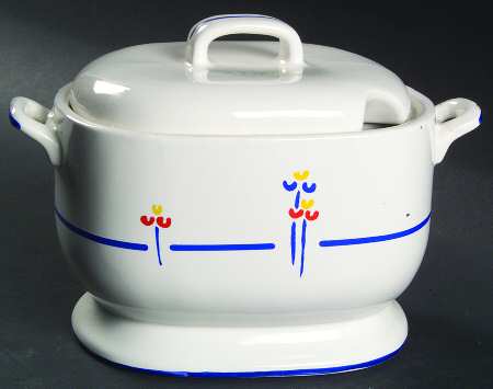 Tulips Sauce Boat & Lid
