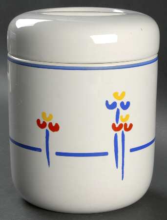 Tulips Large Canister & Lid