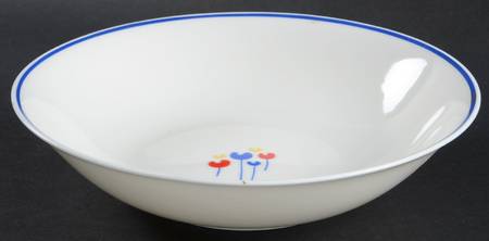 Tulips 9" Round Vegetable Bowl