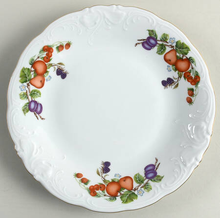 Fruit Garland 12" Chop Plate (Round Platter)