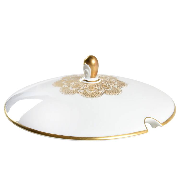 1473 (Aida, White) Lid for Tureen