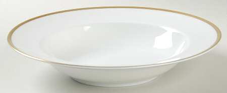 1473 (Aida, White) Rim Soup Bowl