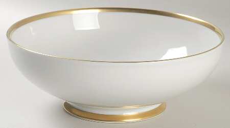 1473 (Aida, White) 8" Round Vegetable Bowl