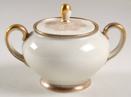 1473 (Aida, Cream) Sugar Bowl & Lid by Rosenthal - Continental