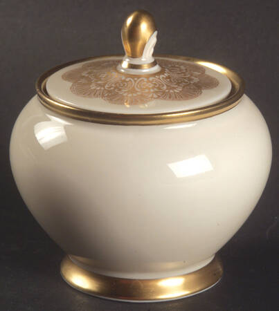 1473 (Aida, Cream) Mini Sugar Bowl & Lid