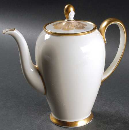 1473 (Aida, Cream) Mini Coffee Pot & Lid