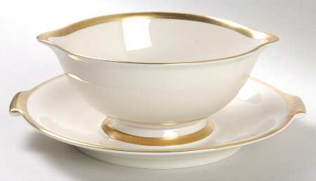1473 (Aida, Cream) Gravy Boat with Attached Underplate by Rosenthal - Continental