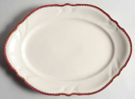 2091 14" Oval Serving Platter