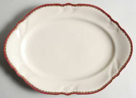 2091 12" Oval Serving Platter