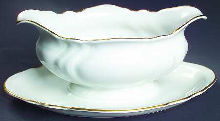 2331 Gravy Boat with Attached Underplate