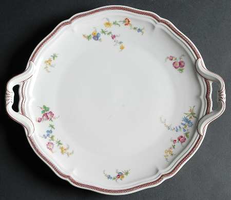 2442 Handled Cake Plate