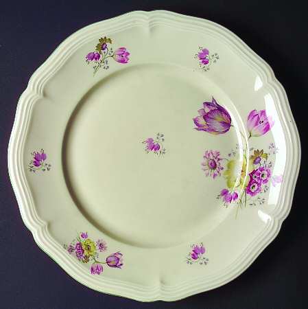 2653 (Chippendale, Green Trim, Cream) by Rosenthal - Continental