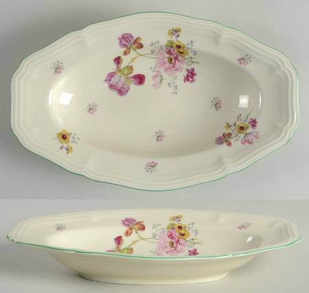 2664 (Chippendale, Cream, Green Trim) Relish