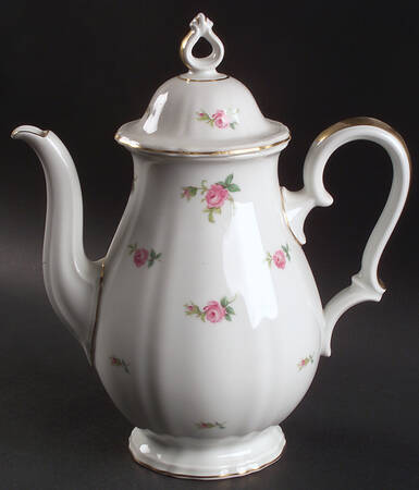 2820 (Chippendale, Gold Trim) Coffee Pot & Lid