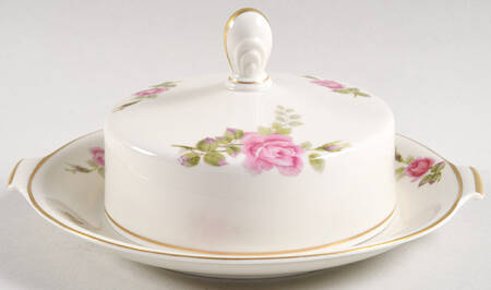 2825 (Aida, Cream) Round Covered Butter