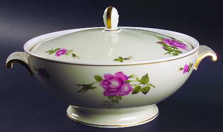 2825 (Aida, Cream) Round Covered Vegetable