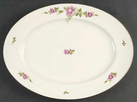 2825 (Aida, Cream) 13" Oval Serving Platter