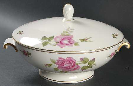 2825 (Aida, Cream) Round Covered Vegetable