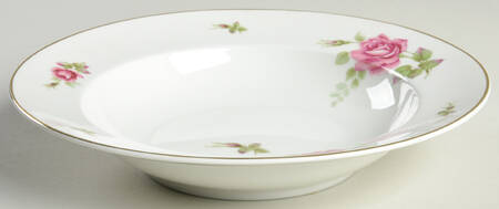 2825 (Aida, White) Rim Soup Bowl