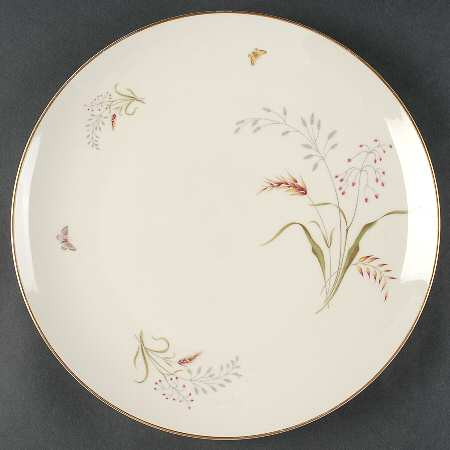 3162 (Aida, Cream) 12" Chop Plate (Round Platter)