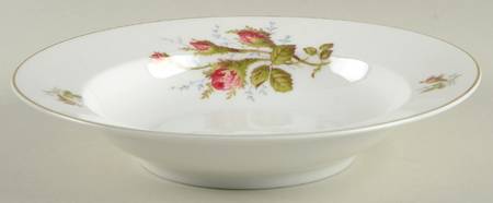 3322 (Aida, Roses) Rim Soup Bowl