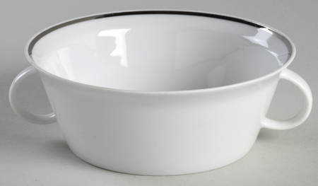 3455 (No Color) Flat Cream Soup Bowl
