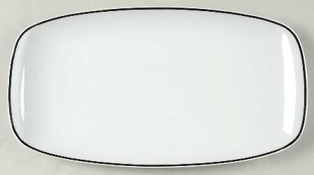 3455 (No Color) 13" Oval Serving Platter