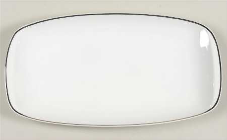 3455 (No Color) 15" Oval Serving Platter