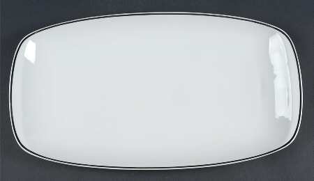 3455 (No Color) 16" Oval Serving Platter
