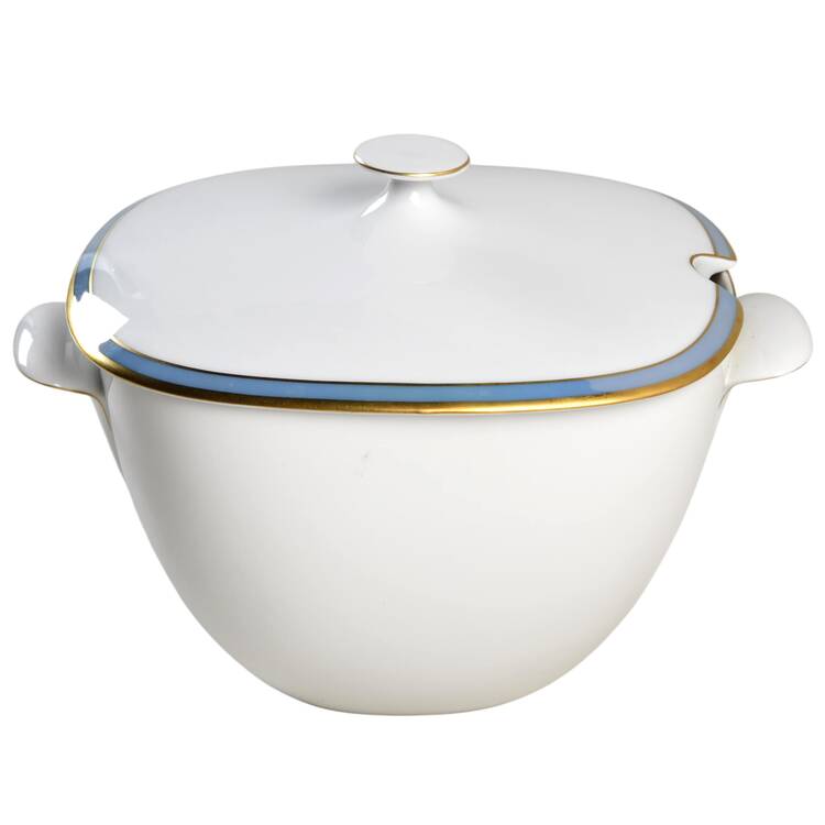 Gala Blue (Fortuna Shape) Tureen &  Lid