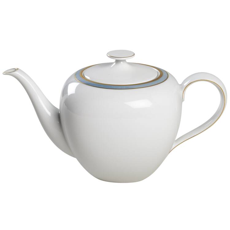 Gala Blue (Fortuna Shape) Teapot & Lid