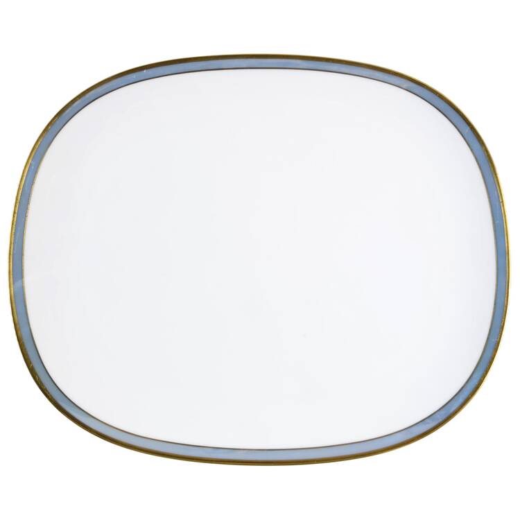 Gala Blue (Fortuna Shape) 11" Oval Serving Platter