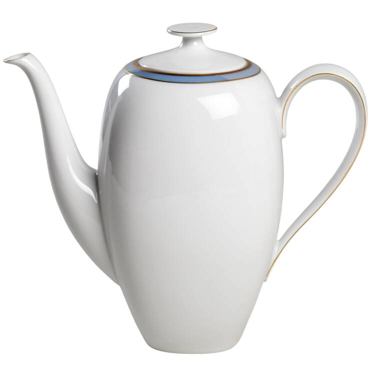 Gala Blue (Fortuna Shape) Coffee Pot & Lid