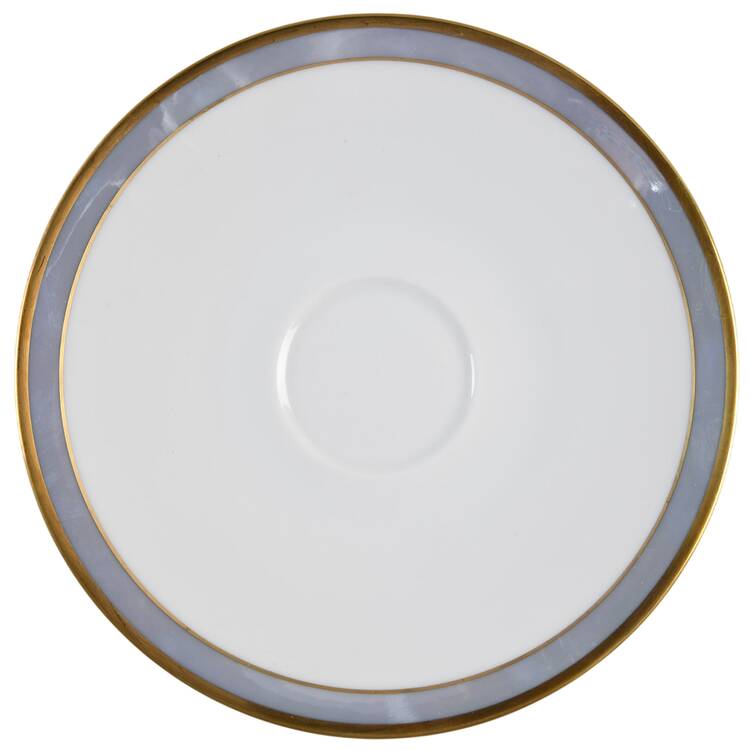 Gala Blue (Fortuna Shape) Saucer for Flat Cup