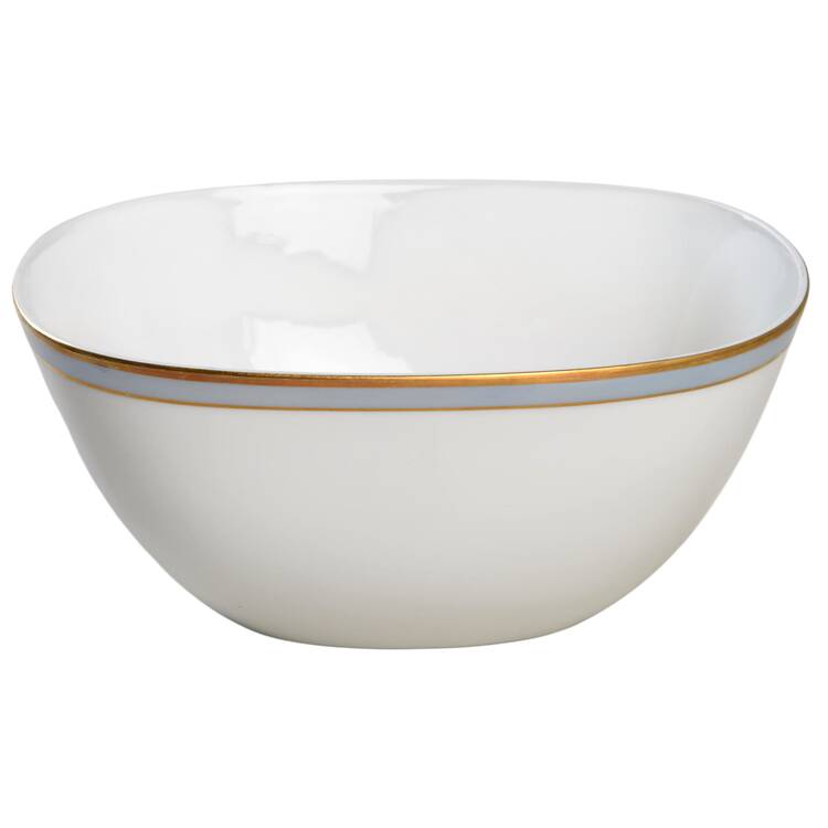 Gala Blue (Fortuna Shape) 7" Round Vegetable Bowl