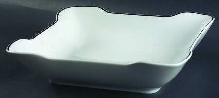 3471 (White Background) 8" Square Vegetable Bowl
